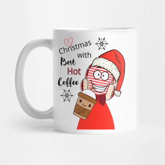 Christmas With Best Hot Coffee by O.M design